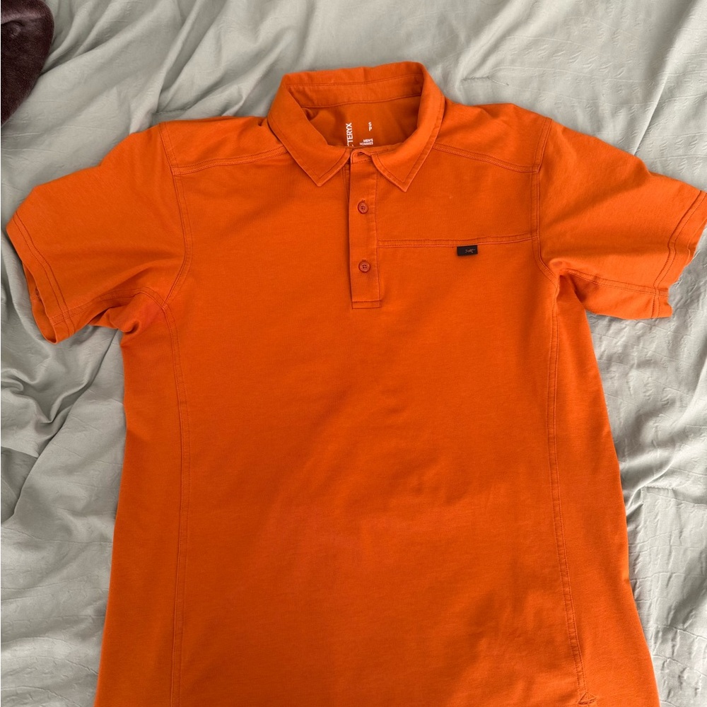 Arc'teryx Captive Orange Polo Shirt